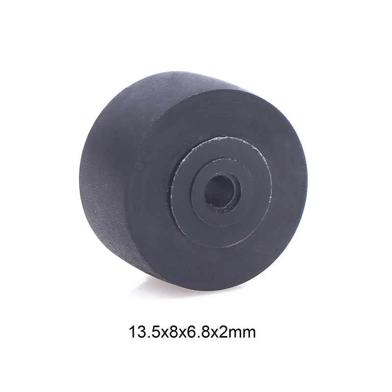 Rubber Pinch Roller 13.5x8x6.8x2mm – Cassette Tape Deck Part Cassette Deck Part Babs onesize