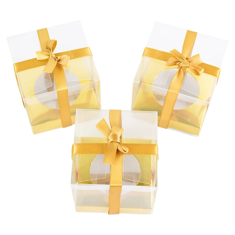 12-Pack Transparent Cupcake Boxes – Wedding & Party Packaging Dessert Packaging Box Babs