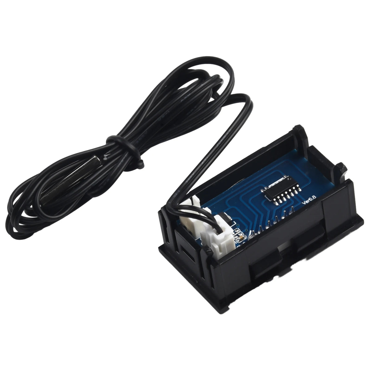 LCD Digital Thermometer DC 5-12V, 1m Probe – Aquarium & Car Digital Thermometer Gauge Babs