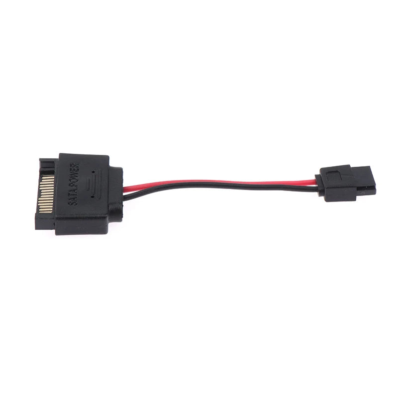 SATA 15-Pin to 6-Pin Slimline Power Adapter Cable – Optical Drive Power Adapter Cable Babs