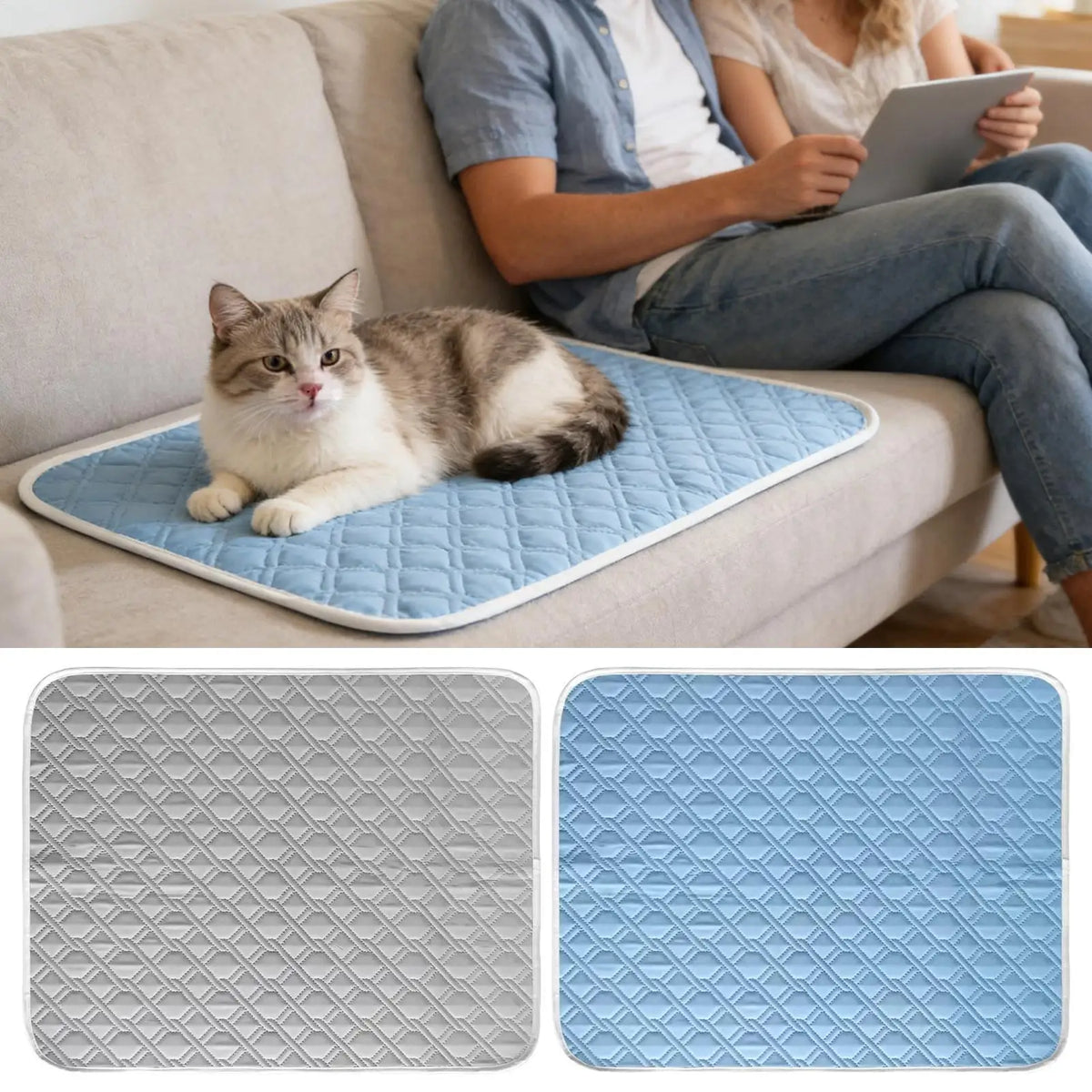 Pet Cooling Mat – Washable Anti-Slip Dog & Cat Cooling Pad Pet Cooling Mat Babs