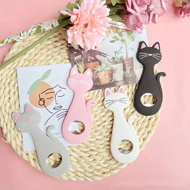 Magnetic Cat Fridge Bottle Opener – Cartoon Fridge Magnet Magnetic Bottle Opener Babs