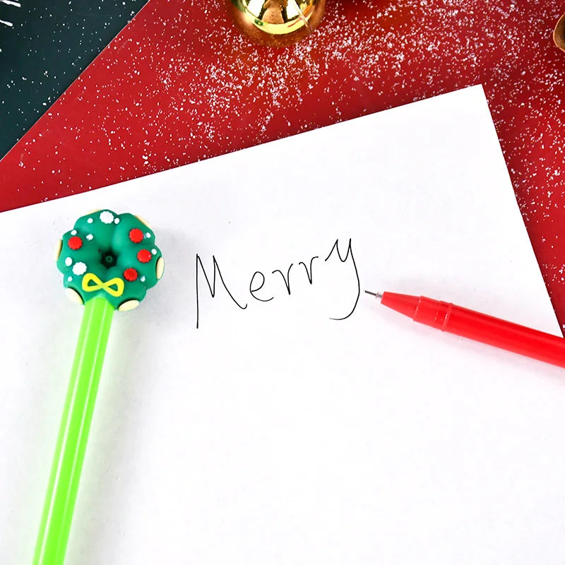 Christmas Cartoon Gel Ink Roller Ball Pens – 10/20 Pack Cartoon Gel Pens Babs