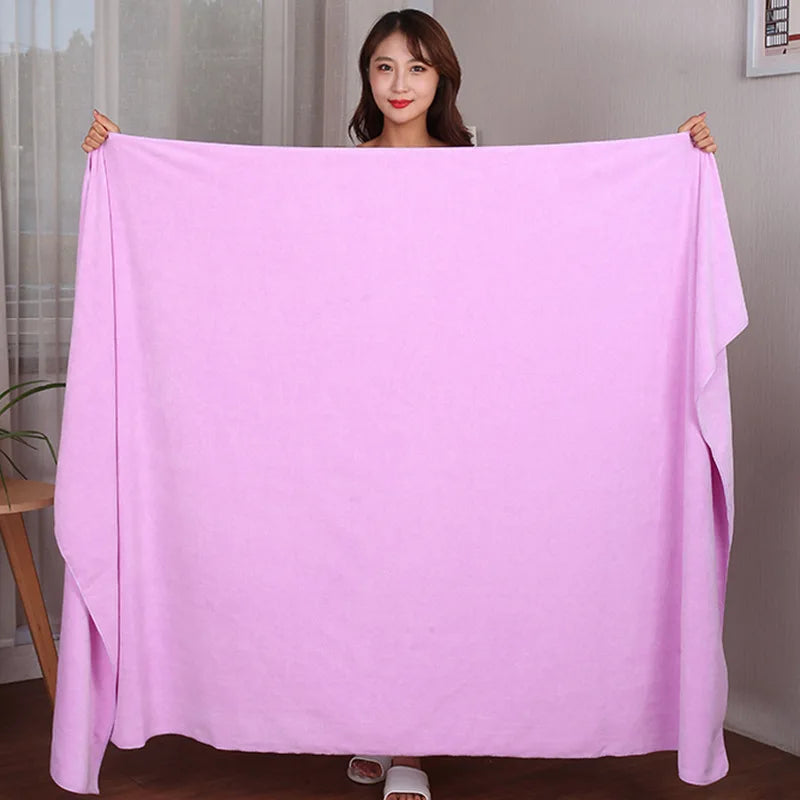 Superfine Microfiber Sports Travel Bath Towel – Quick Dry Microfiber Sports Towel Babs light purple 150x200cm
