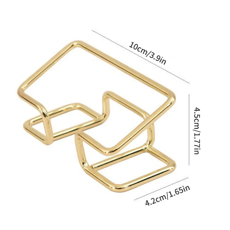 Metal Business Card Holder Desktop Stand | Office Organizer Business Card Holder Babs