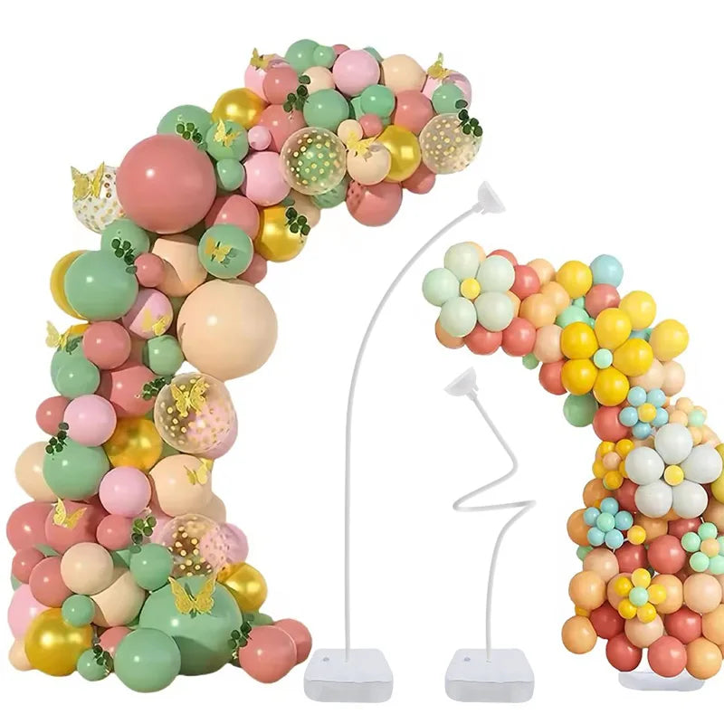 2-Set Balloon Arch Stand Frame Kit with Base | Party Decor Balloon Arch Stand Kit Babs