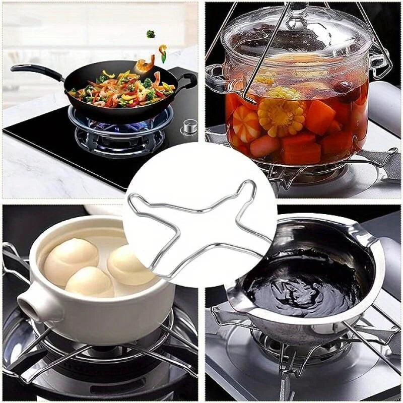 Gas Stove Auxiliary Rack – Iron Milk, Coffee & Pot Stand Stove Pot Rack Babs