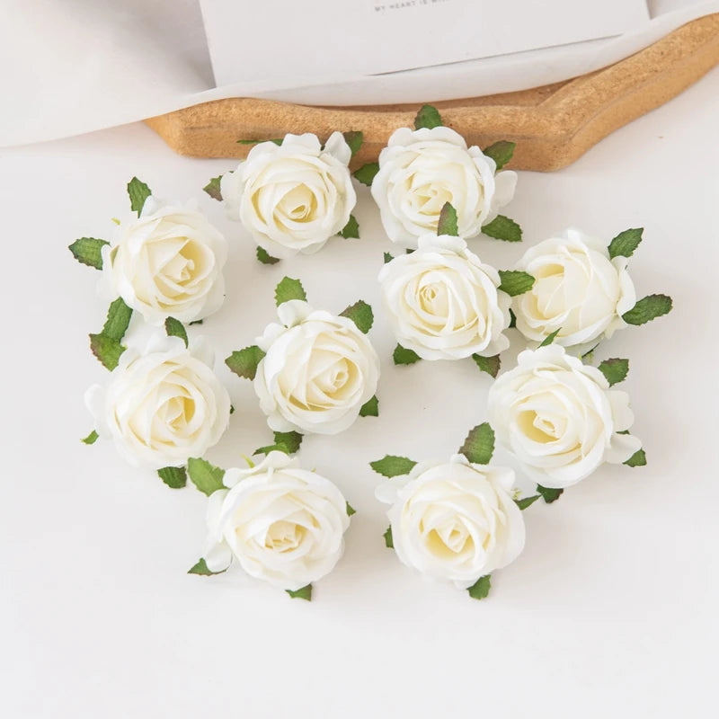 Silk Rose Artificial Flowers for Wedding, Wreath & Home Décor Artificial Silk Flowers Babs color 2 40 pcs