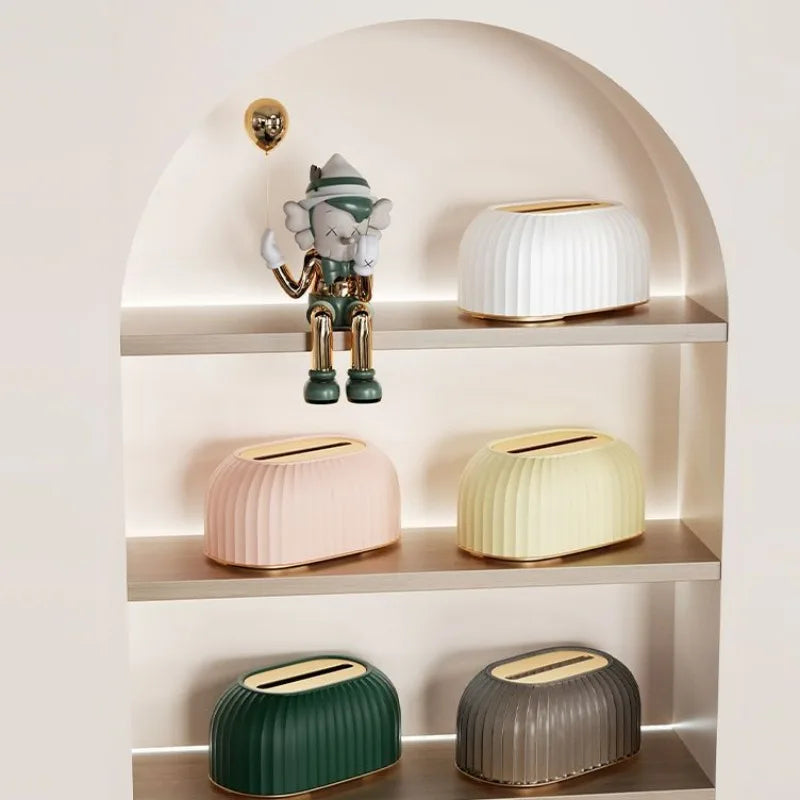 Striped Tissue Box Cover – Modern Home & Office Décor Tissue Box Cover Babs