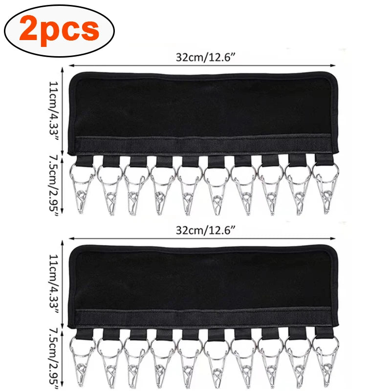 Foldable Baseball Hat Rack Clip – Rustproof Closet Organizer Hat Rack Organizer Babs 2pcs