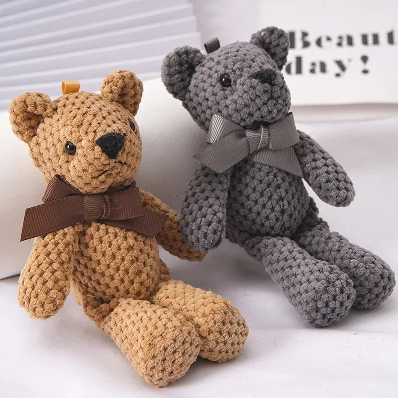 16cm Pineapple Bear Plush Toy – Mini Teddy Keychain Gift Stuffed Plush Toy Babs