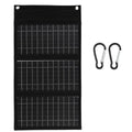20W Foldable Solar Panel – Portable Camping Phone Charger Foldable Solar Panel Babs Black