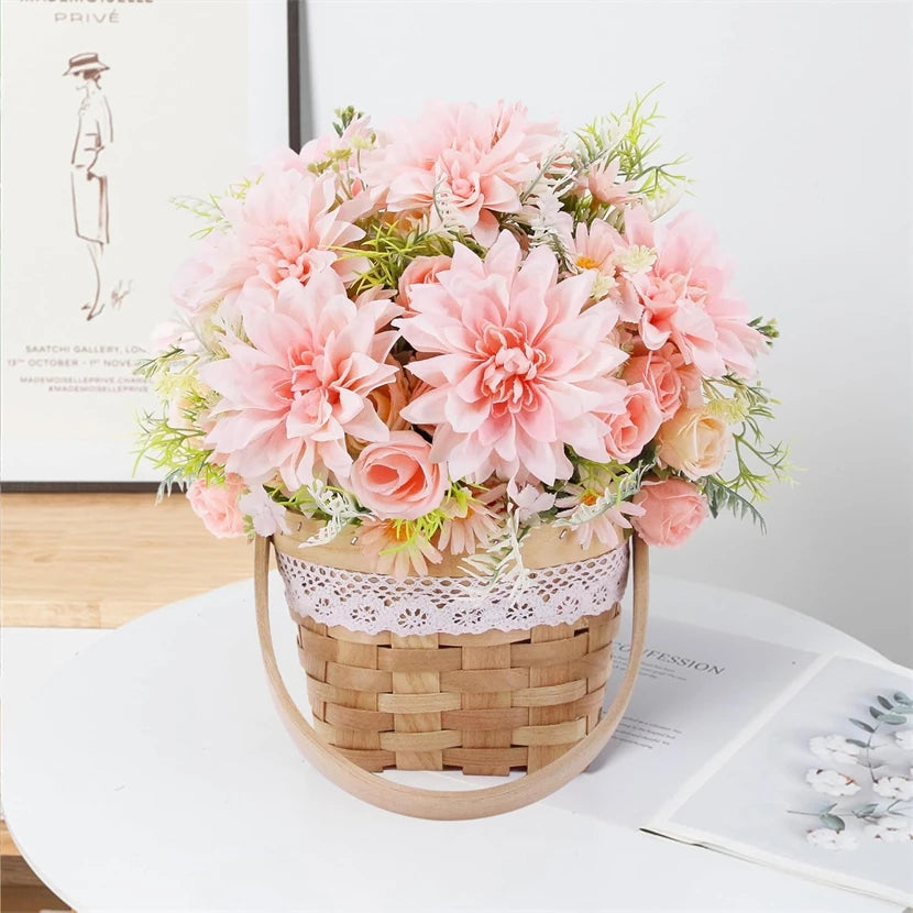 Artificial Silk Rose Flowers 1/3PCS – Wedding & Home Décor Artificial Silk Flowers Babs