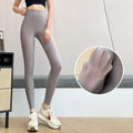 Women's UV Protection Yoga Leggings – Slim Seamless Fit Yoga Leggings Babs Grey-1PC L