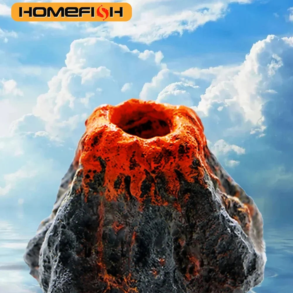 Simulation Volcano Aquarium Decoration & Bubble Stone Aerator Aquarium Decoration Babs
