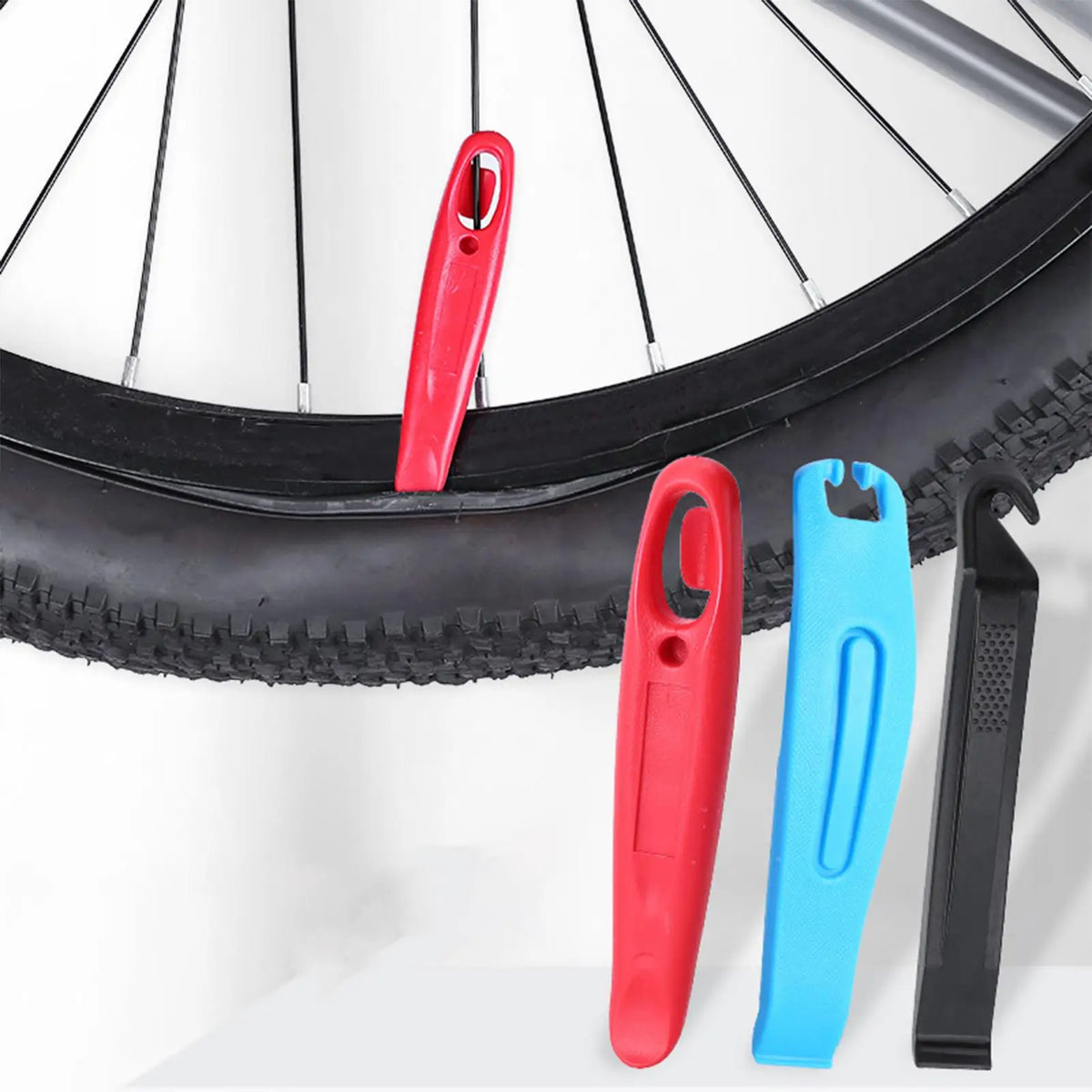 Bicycle Tire Levers 3-Pack – Nylon Tire Removal Tool Set Bicycle Tire Lever Babs