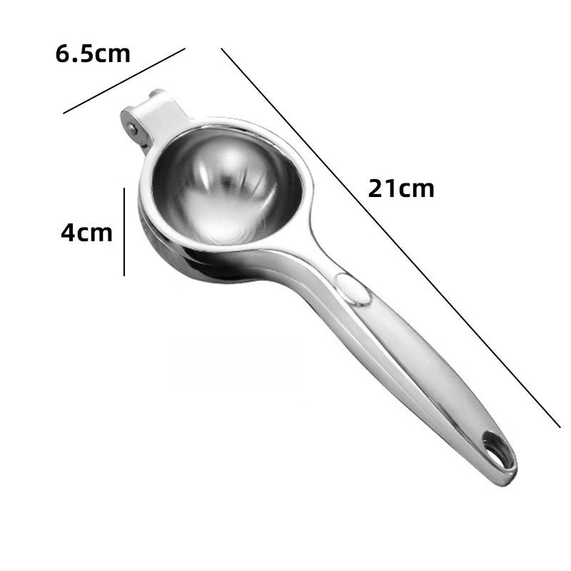 Manual Lemon Juicer Clip – Stainless Steel High-Yield Press Citrus Juicer Press Babs Medium