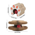 Cat Scratch Organ Board Toy with Ball – Corrugated Scratcher Cat Scratcher Toy Babs A