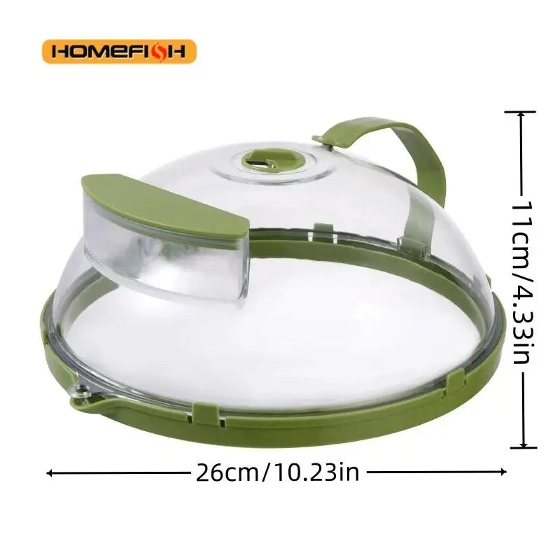 Clear Microwave Food Cover with Steamer & Handle Microwave Food Cover Babs