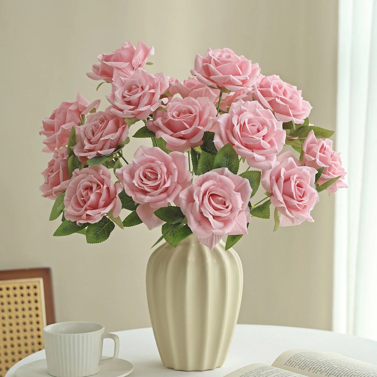 Artificial Silk Rose Bouquet for Wedding & Home Décor Artificial Flower Bouquet Babs