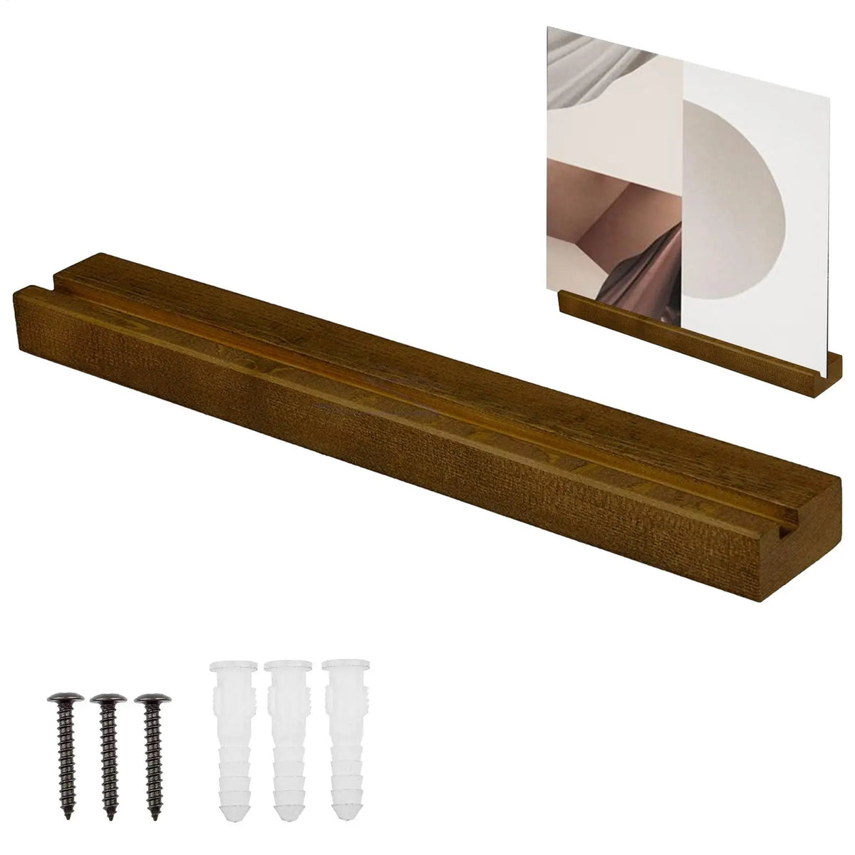 Wooden Wall Mount Vinyl Record Holder & Display Shelf Vinyl Record Shelf Babs