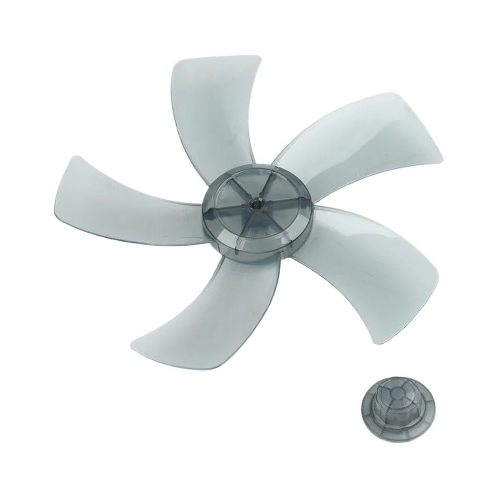 12-Inch 5-Leaf Replacement Fan Blade Set with Nut Cover Fan Blade Set Babs
