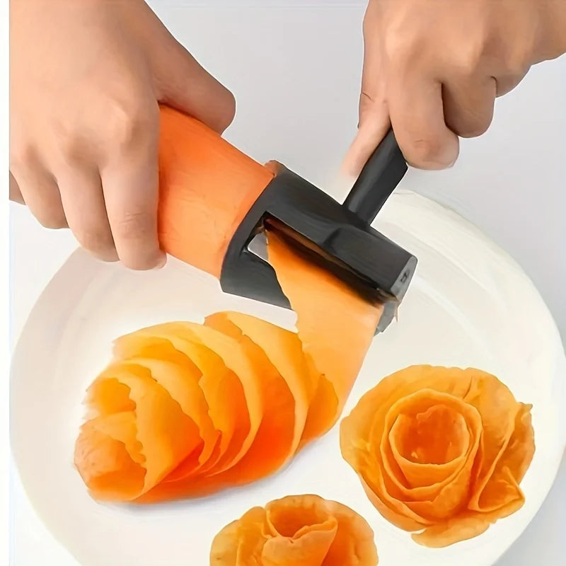 Spiral Drum Vegetable Slicer – Stainless Steel Salad Coiler Vegetable Slicer Babs