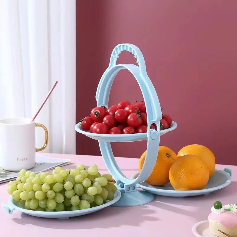 Foldable Plastic Fruit Tray | Nordic Snack & Candy Storage Fruit & Snack Tray Babs