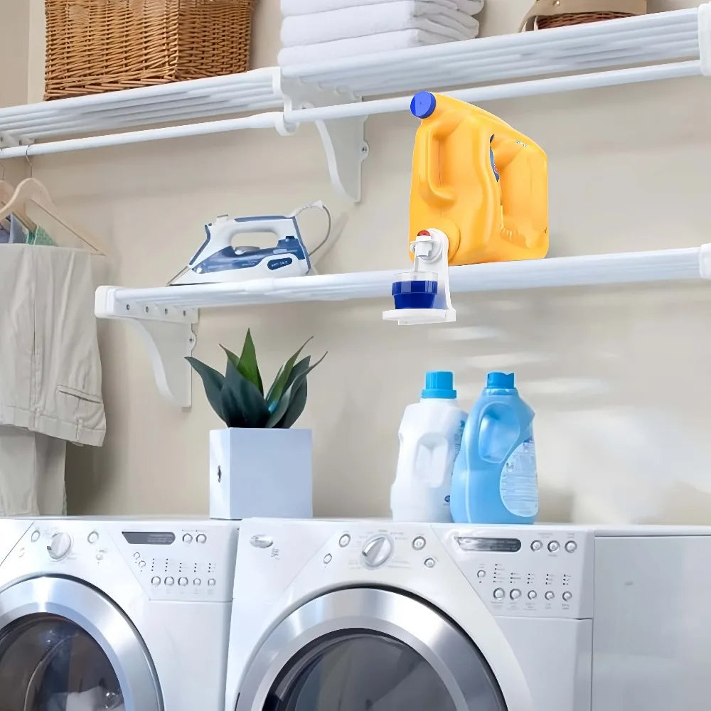 2PCS No-Spill Laundry Detergent Cup Holder & Anti-Drip Funnel Laundry Detergent Holder Babs