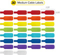 Reusable Writable Cable Label Velcro Tags 16/32pcs Cable Management Tags Babs 32pcs random