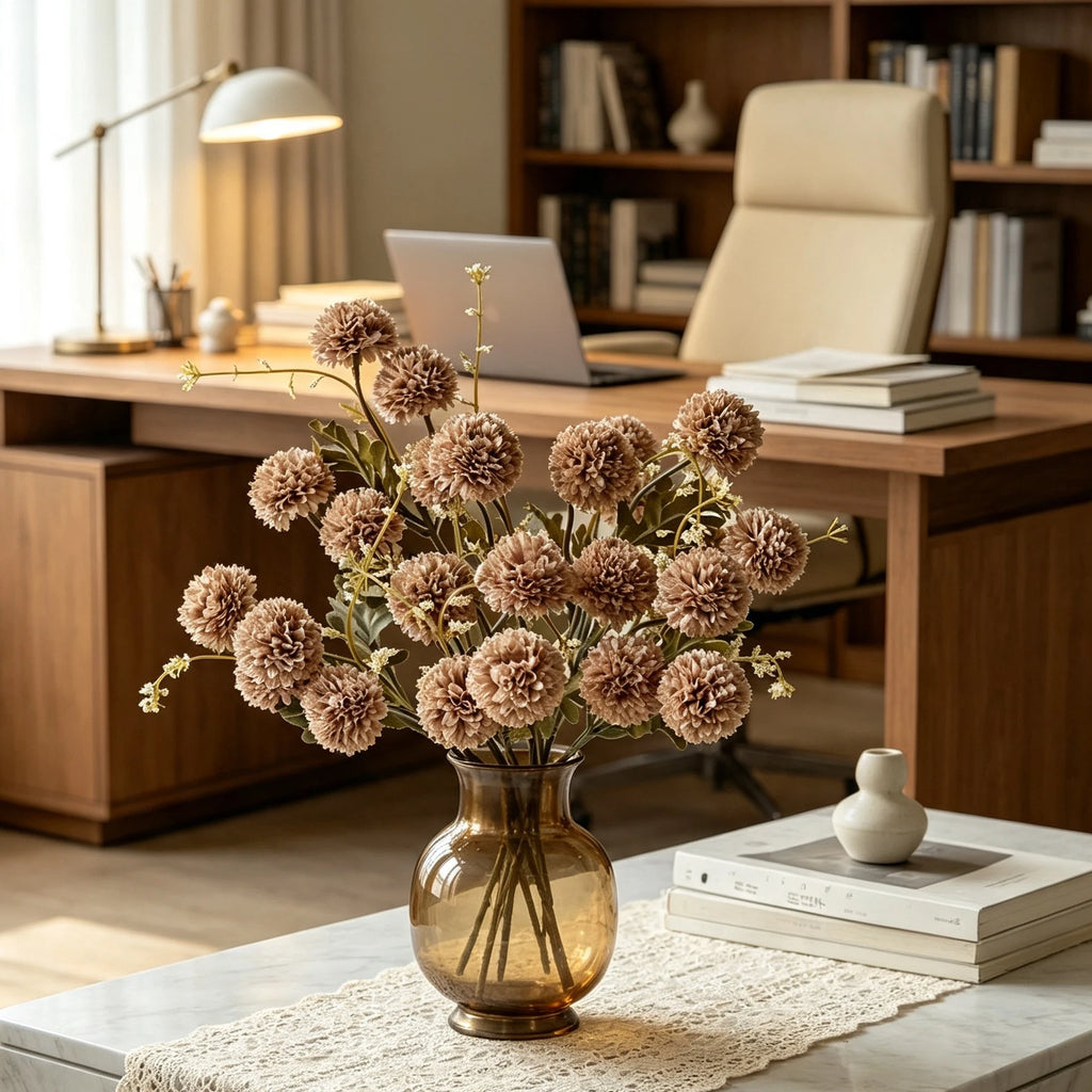 Silk Chrysanthemum Artificial Flowers – Wedding & Home Décor Artificial Silk Flowers Babs