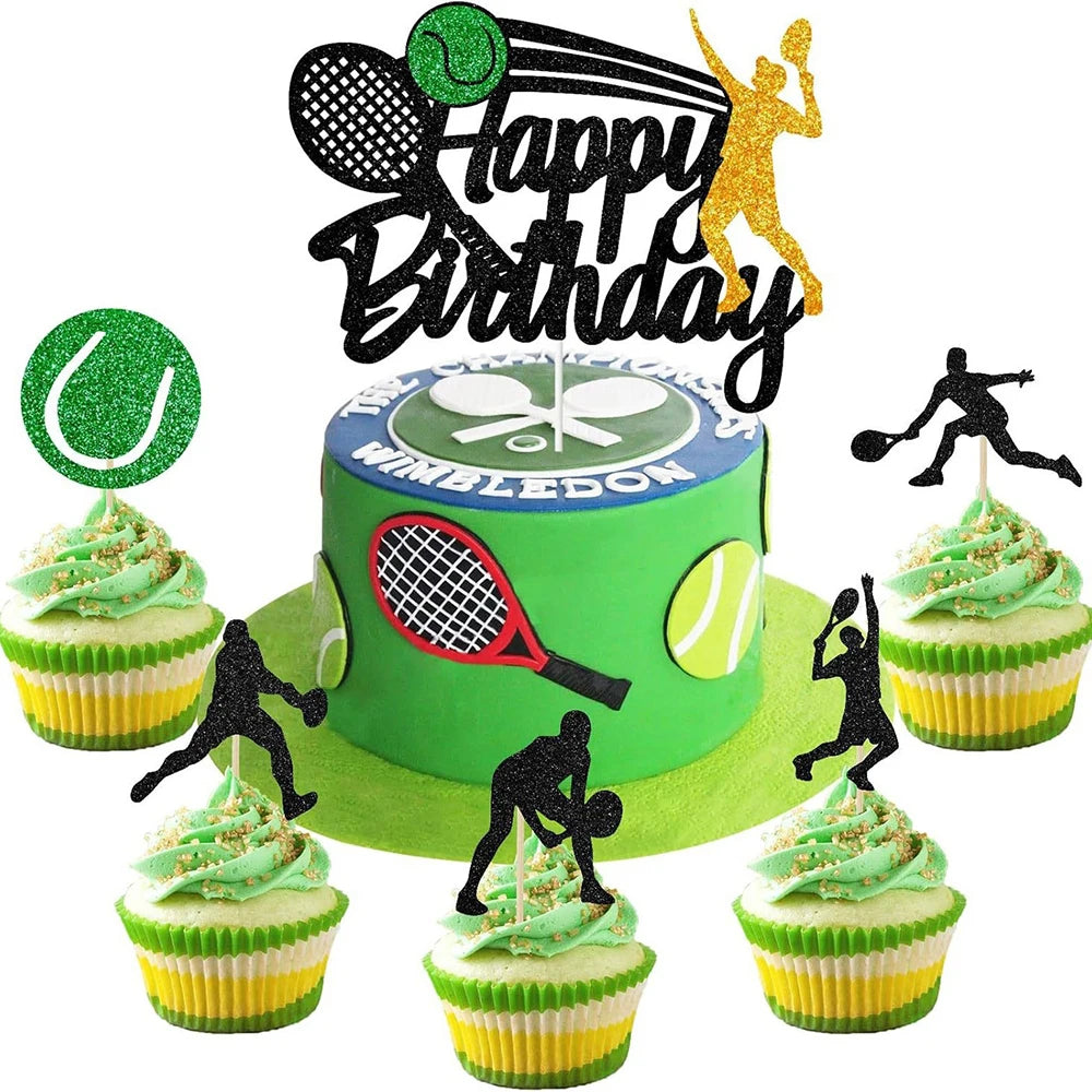 Tennis Party Balloon Kit – 18" Tennis & Racket Foil Balloons Party Balloon Kit Babs