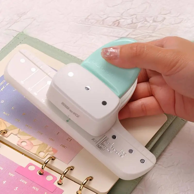 3/6/9 Hole Punch Adjustable Loose Leaf Puncher – A5/A6 Loose Leaf Hole Punch Babs