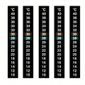 6-Pack Fish Tank Thermometer Sticker Dual Scale °C/°F Aquarium Thermometer Sticker Babs 6Pcs