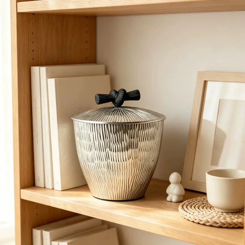 Luxury Aluminum Storage Box | Modern Home & Office Organizer Decorative Storage Box Babs