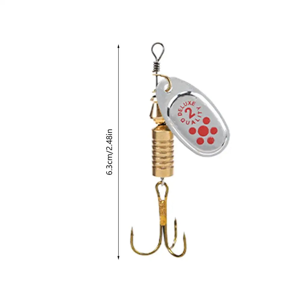 10-Piece Fishing Spinner Spoon Lures – Bass, Trout & Pike Fishing Spinner Lures Babs 10pcs