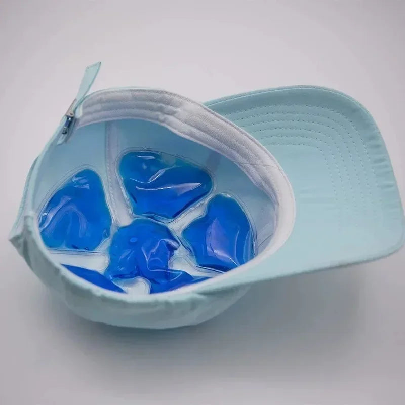 Reusable Gel Ice Cooling Pad for Helmets & Hats – PVC Cool Pack Helmet Cooling Pad Babs