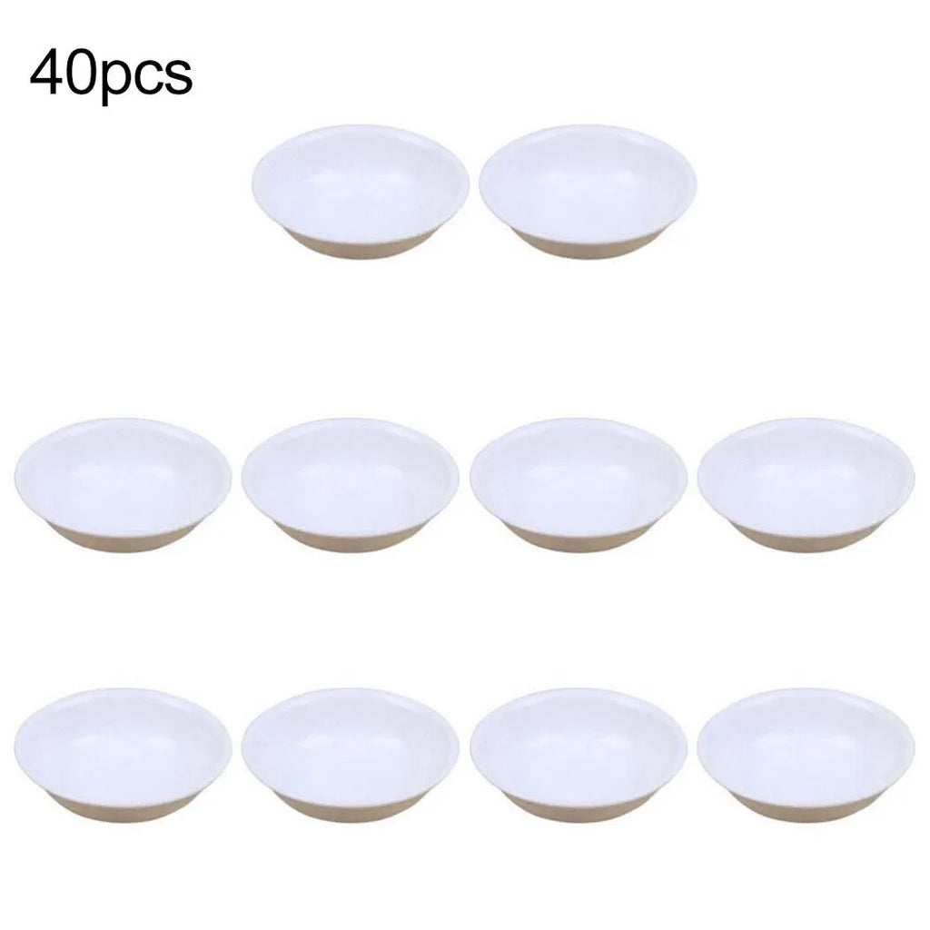40-Pack Food-Grade Plastic Dipping Sauce Dishes & Bowls Dipping Sauce Dishes Babs Default Title