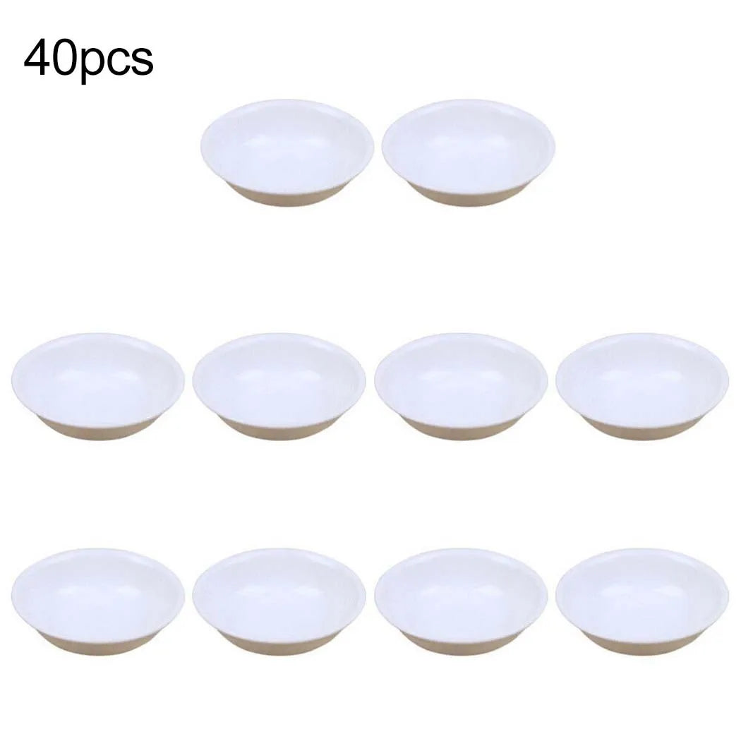40-Pack Food-Grade Plastic Dipping Sauce Dishes & Bowls Dipping Sauce Dishes Babs Default Title
