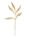 10Pcs Artificial Golden Leaf Branches – Wedding & Home Décor Artificial Leaf Branches Babs style 4 10 pcs
