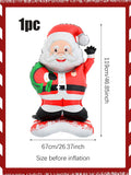Standing Santa Claus Foil Balloon – Christmas Party Decor Holiday Foil Balloon Babs Santa Claus Other
