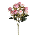 Silk Artificial Carnation Rose Bouquet – Wedding & Home Decor Artificial Flower Bouquet Babs color 2 1pc