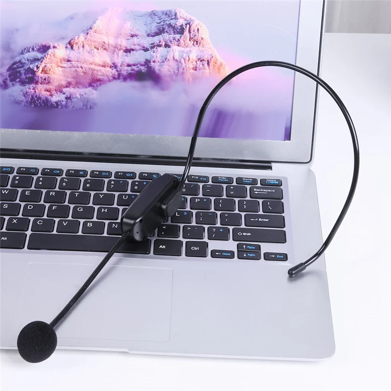UHF Wireless Headset Condenser Microphone & Receiver Kit Wireless Microphone Kit Babs