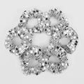 Disco Ball Sequin Hair Ties – Silver Party Hair Bands 1-6 pcs Sequin Hair Ties Babs 6Pcs silver