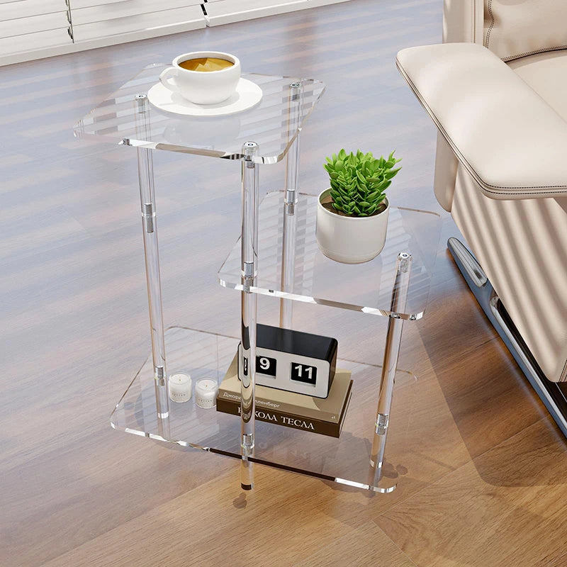 Transparent Acrylic Side Table – Modern Minimalist Design Acrylic Side Table Babs