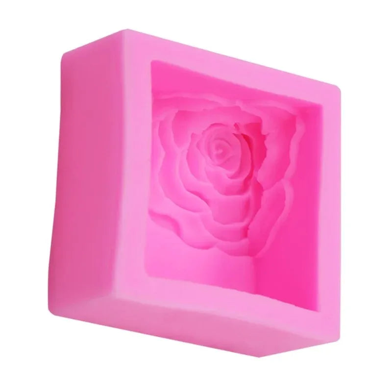 3D Rose Silicone Mold for Soap, Candle & Polymer Clay DIY Silicone Craft Mold Babs