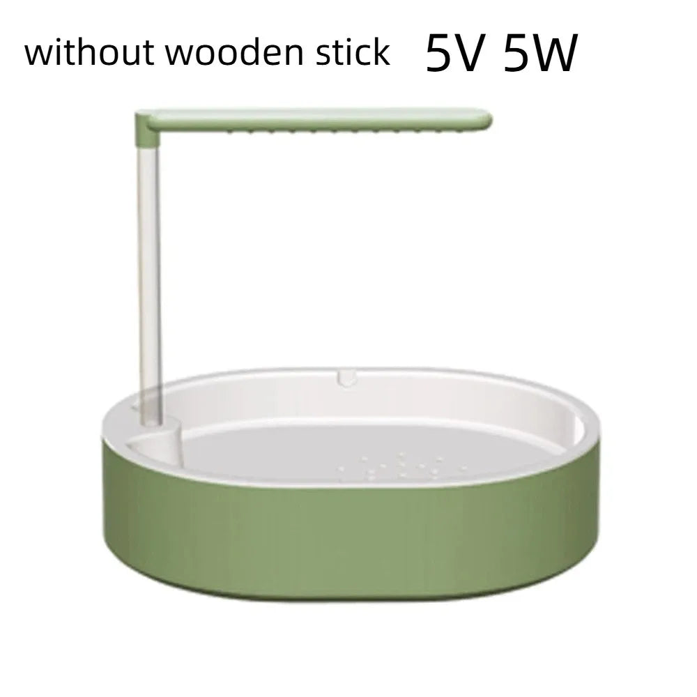 Automatic Circulating Bird Bath with Perch – Large Parrot Pool Bird Bath Babs Green Style A