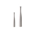 Modern Minimalist Vase Set White Black – Home Décor Pair Decorative Vase Set Babs White