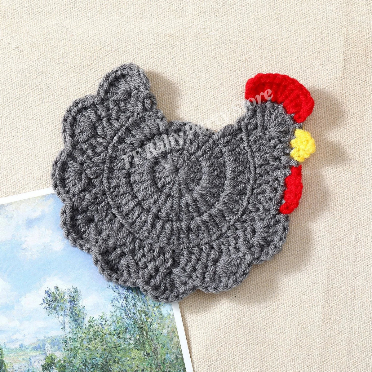 Handmade 3D Crochet Lizard Coaster – Cute Animal Cup Mat Crochet Animal Coaster Babs H