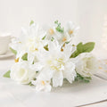 Silk Dahlia Peony Artificial Flowers – Wedding & Home Décor Artificial Silk Flowers Babs Color 6 3 pcs